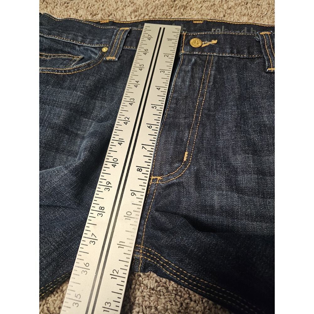 Mens 40X30 Carhartt B310 DRT Relaxed Fit Boot Cut Jeans Distressed - Picture 7 of 9